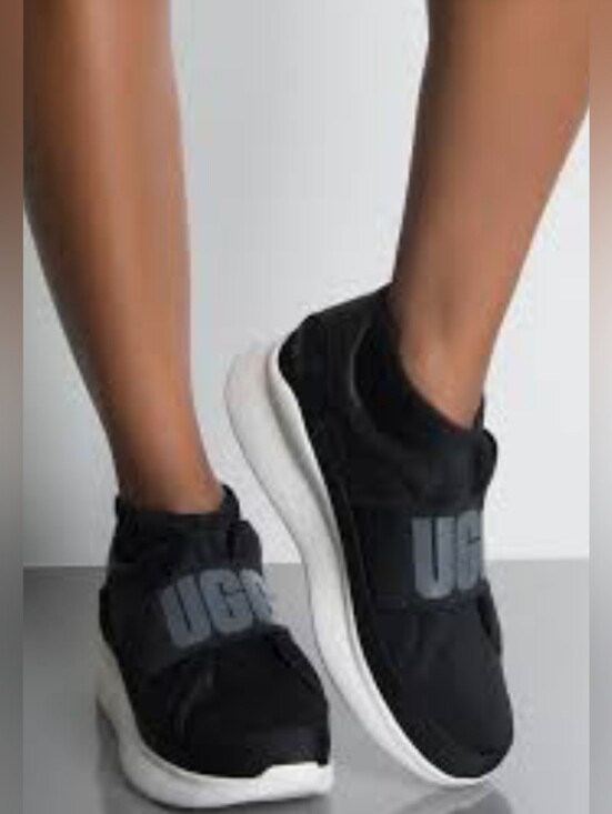 UGG Shoes - UGG "Neutra" Black Neoprene Sneakers Women's Size 8 Used Exc